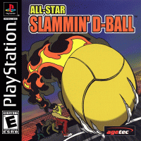 All-Star Slammin D-Ball Playstation US box art